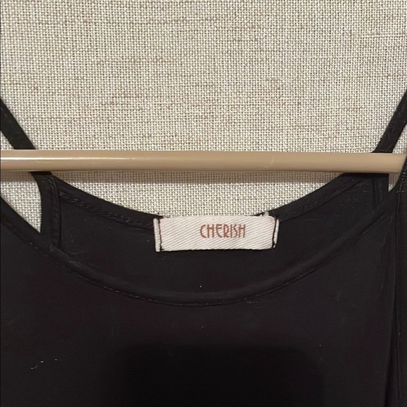 Cherish Classic Black Sleeveless Top - Picture 2 of 4